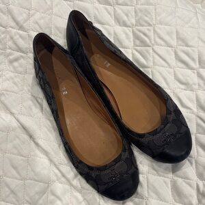 COACH Elegant Black Women's Flats
